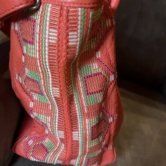 Isabella Fiore Leather orange leather purse! - Picture 2 of 6